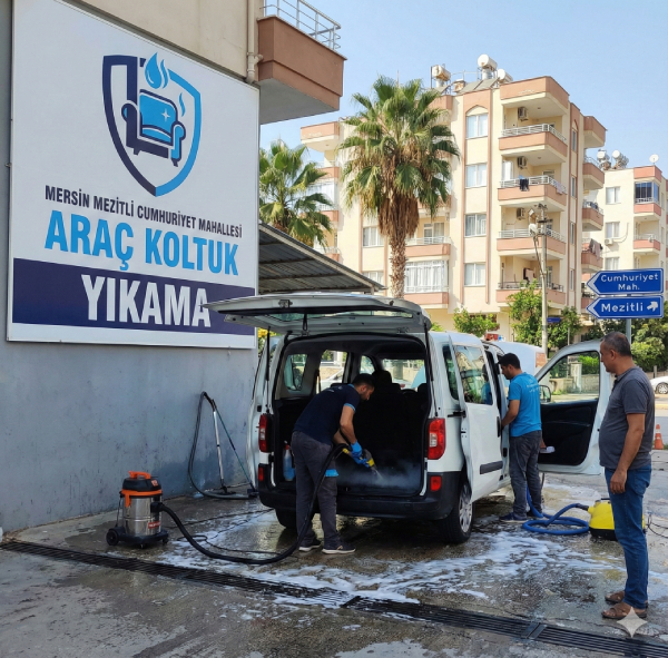 Mersin Cumhuriyet Mahallesi Profesyonel Araç Koltuk Yıkama Hizmeti
