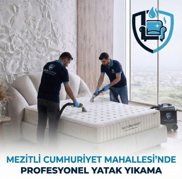 Mezitli Cumhuriyet Mahallesi'nde Profesyonel Yatak Yıkama