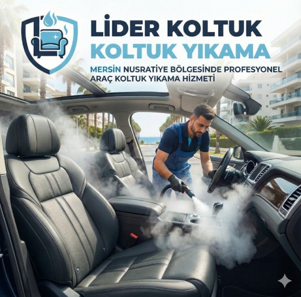 Mersin Nusratiye Bölgesinde Profesyonel Araç Koltuk Yıkama Hizmeti