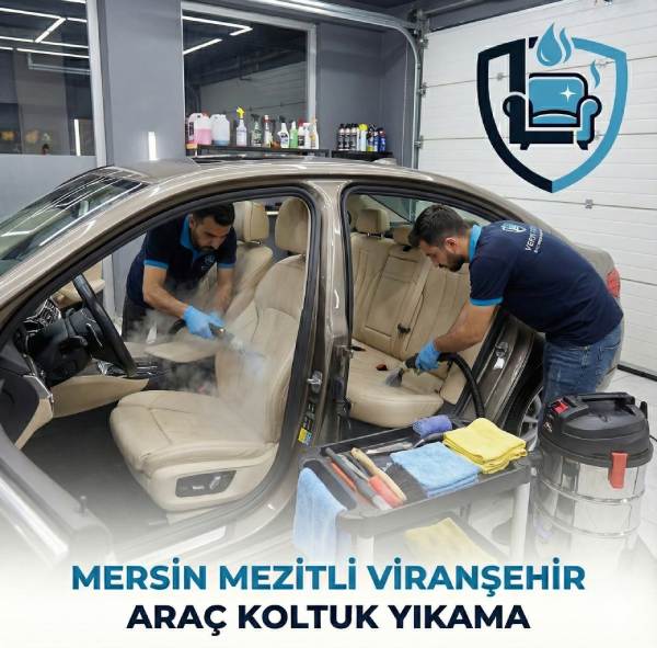 Mersin Mezitli ve Viranşehir Bölgesinde Profesyonel Araç Koltuk Yıkama