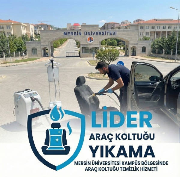 Mersin Üniversitesi Kampüs Bölgesinde Aracınız Yerinden Kıpırdamadan İlk Günkü Temizliğinde