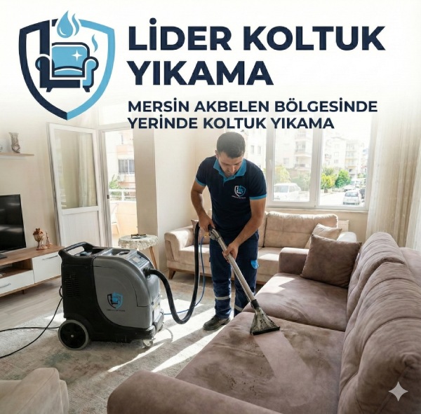 Mersin Akbelen Bölgesi Profesyonel Koltuk Yıkama