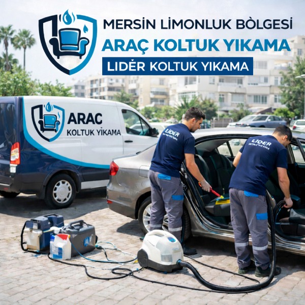 Mersin Limonluk Bölgesinde Profesyonel Araç Koltuğu Yıkama Hizmeti