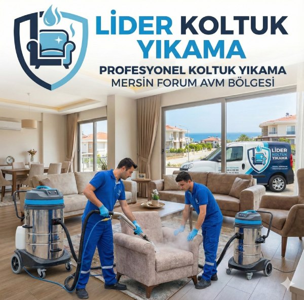 Mersin Forum AVM Bölgesinde Profesyonel Koltuk Yıkama Hizmeti